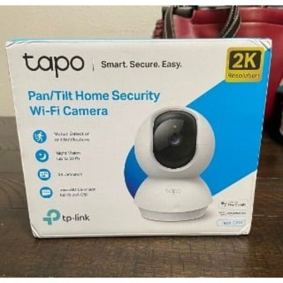 New TP-Link 2K Pan Tilt Security Camera for Baby Monitor, Dog Camera w/Motion - Picture 1 of 4